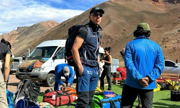 Antonio Toral prevé alcanzar hoy el campo base del Aconcagua, nueva etapa del Desafío +8.000