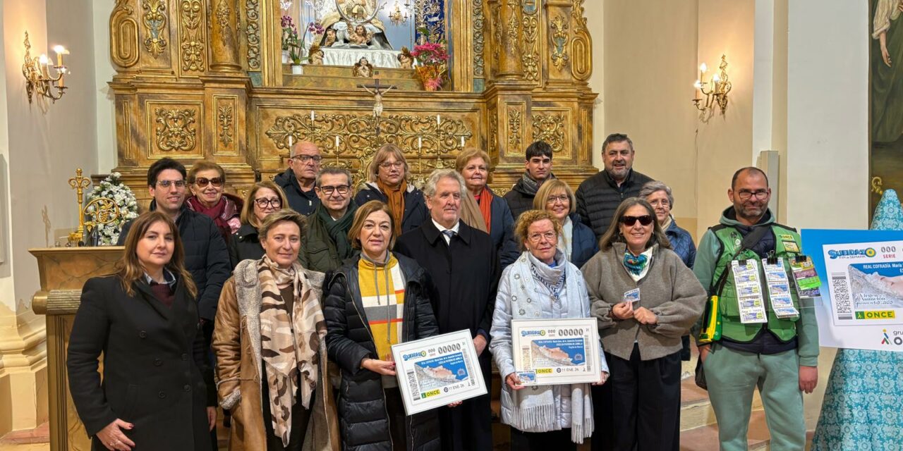 El cupón del Sueldazo de la ONCE de este domingo lleva el rostro de la Patrona de Jumilla