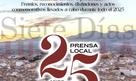 Los actos del 25 aniversario de Siete Días Jumilla se recogen en una revista especial conmemorativa