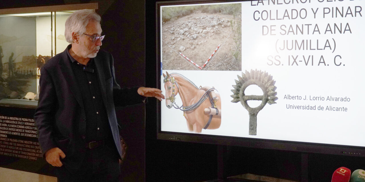 Alberto Lorrio subraya la importancia de los hallazgos de El Collado de Santa Ana