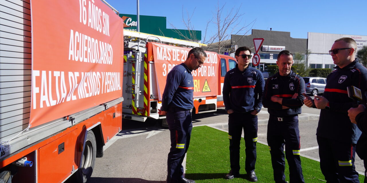 Los bomberos alertan de la falta “urgente” de personal y de medios en el Consorcio Regional