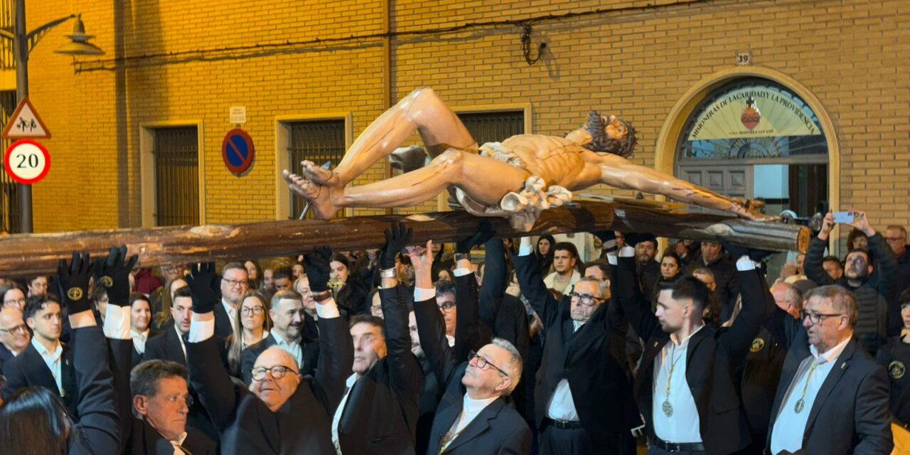El Cristo de la Expiración ya espera en su sede para el Viernes Santo