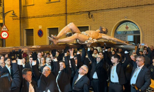 El Cristo de la Expiración ya espera en su sede para el Viernes Santo