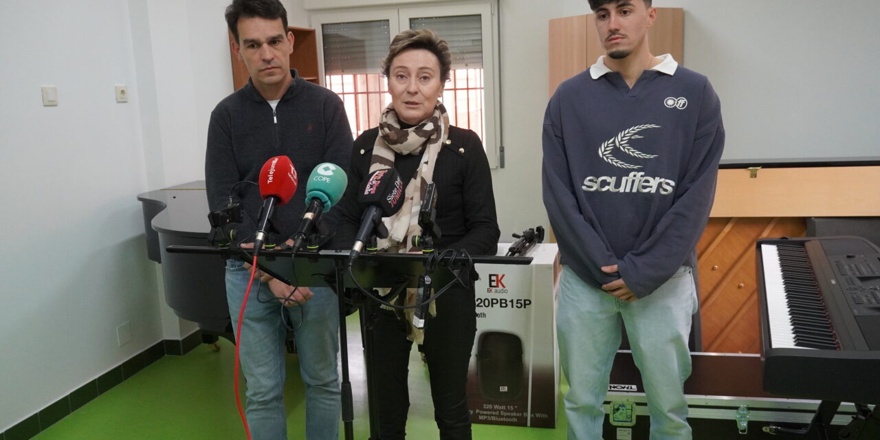La Escuela de Música incorpora nuevos instrumentos y amplía aulas invirtiendo 13.500 euros