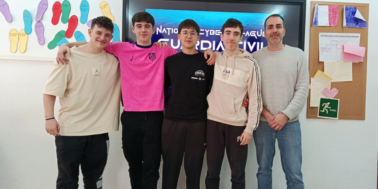 El equipo ‘“Gobanillas-Code’ del IES Infanta Elena, subcampeón de la Ciberliga Región de Murcia