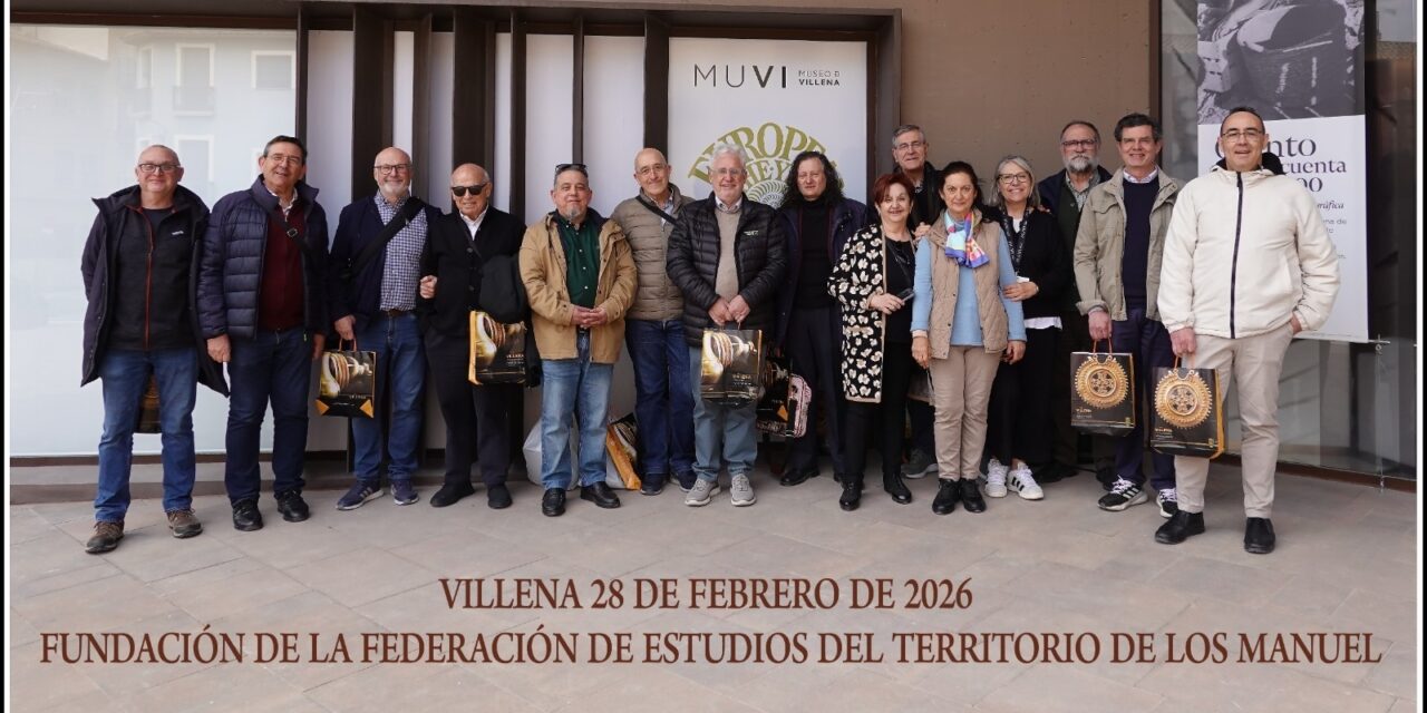 Tres jumillanos, socios de la Federación de Estudios del Territorio de los Manuel