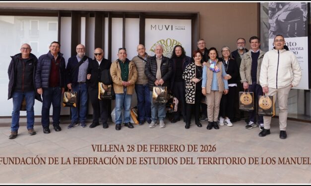 Tres jumillanos, socios de la Federación de Estudios del Territorio de los Manuel