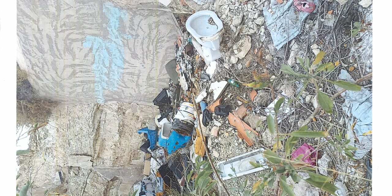 Un vecino ruega al Ayuntamiento que inspeccione y limpie los vertidos en la ladera del Castillo