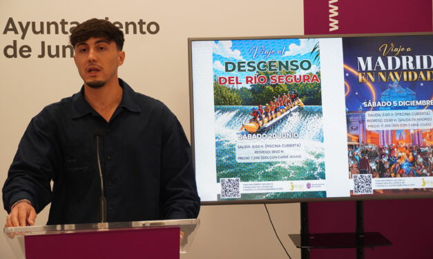 Juventud oferta un descenso del Río Segura y un viaje a Madrid en Navidad