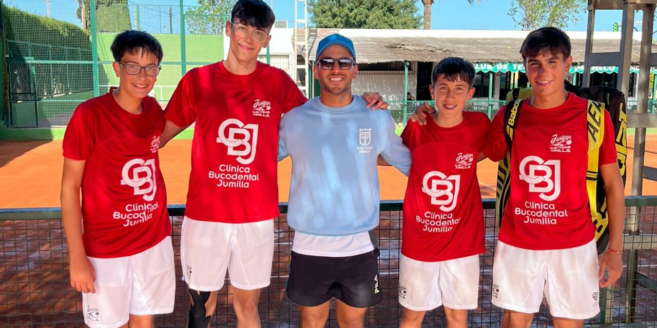 Los junior del Tenis Jumilla superan a Olimpic Murcia, pero caen en cuartos de final frente a Torre Pacheco
