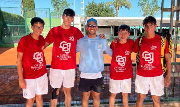Los junior del Tenis Jumilla superan a Olimpic Murcia, pero caen en cuartos de final frente a Torre Pacheco
