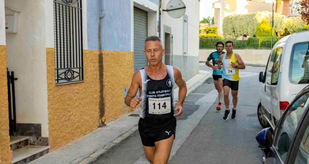 José Luis Monreal, cuarto de la general y segundo máster-50 de los 10K Ruta de las Iglesias de Cehegín
