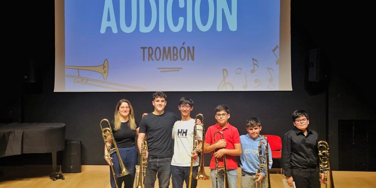 Alumnos del conservatorio realizan su audición de trombón y los que finalizan 6º curso, sus recitales