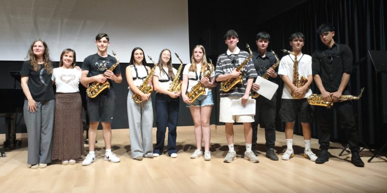 Los alumnos de flauta travesera, piano, clarinete y saxofón finalizan su formación