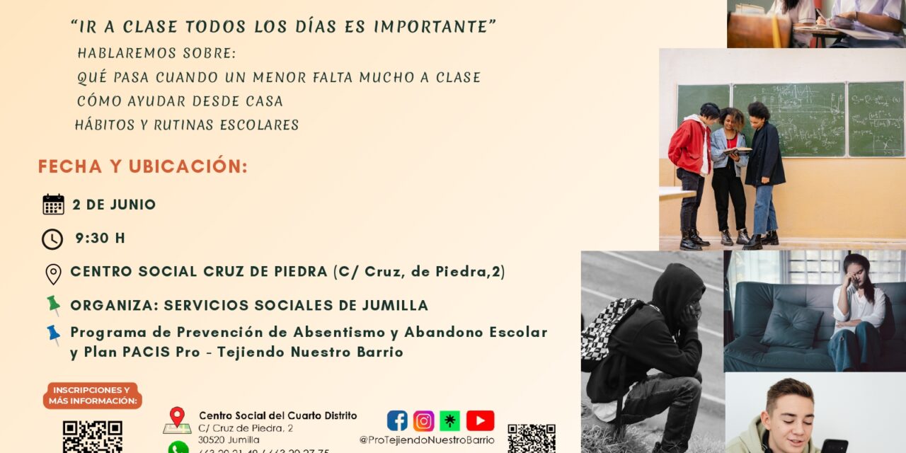 Política Social organiza un taller para prevenir el absentismo escolar y mejorar el acompañamiento educativo