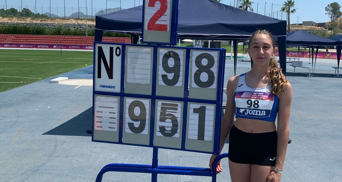 Brillante sexto puesto de Laura López en el Nacional Sub-14