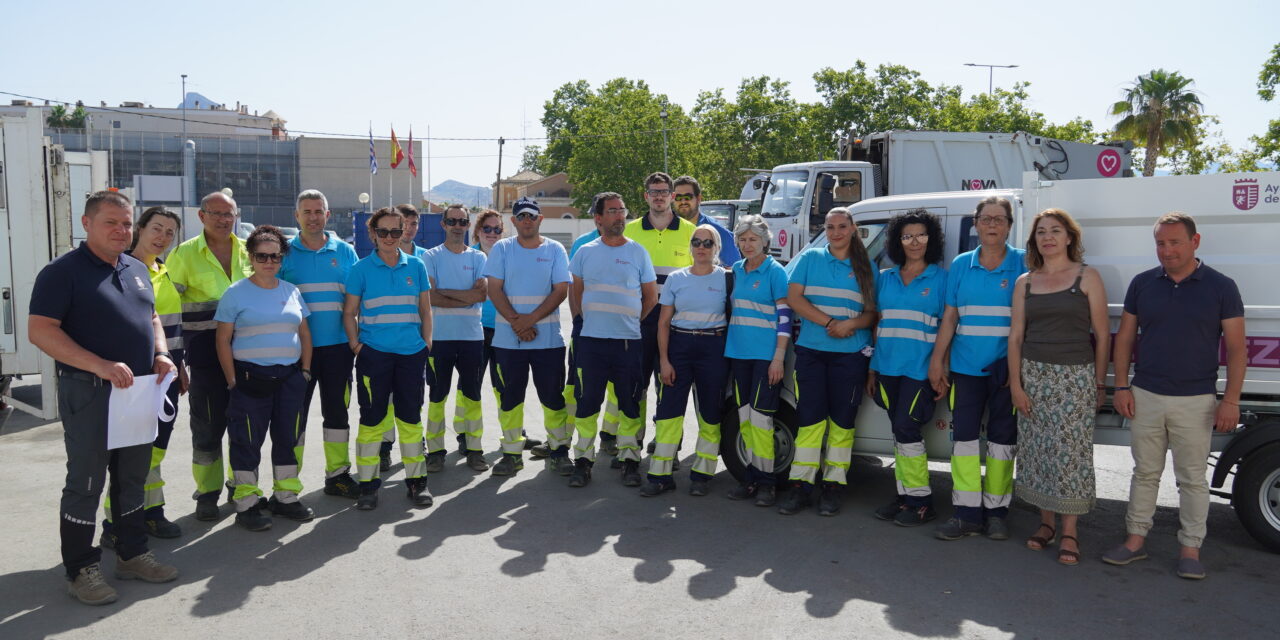 El servicio de Limpieza Viaria y Recogida de Residuos refuerza la plantilla incorporando a nueve trabajadores