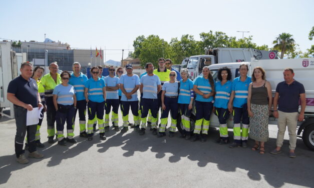 El servicio de Limpieza Viaria y Recogida de Residuos refuerza la plantilla incorporando a nueve trabajadores