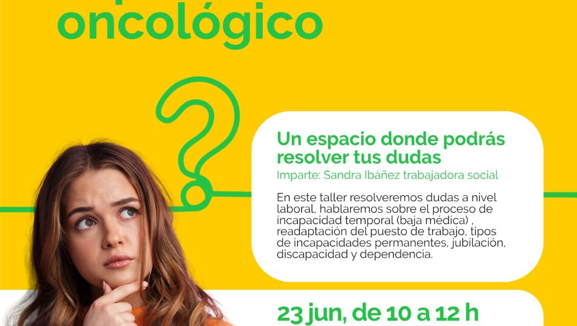 Taller sobre orientación laboral en el proceso oncológico
