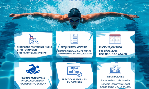 Abiertas inscripciones para un curso gratuito de Socorrismo en Instalaciones Acuáticas