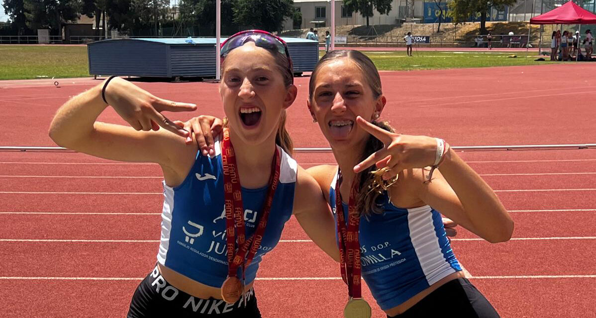 El Athletic Club suma siete metales en las finales de los Regionales Sub-14 y Sub-10