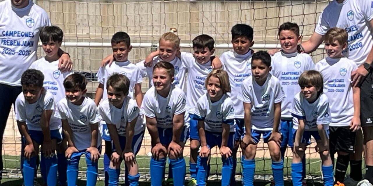 Premios del Deporte 2026. EFF Prebenjamín, campeón de Segunda. El éxito puede llegar muy pronto: el primer triungo de un equipo con gran futuro.