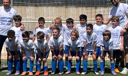 Premios del Deporte 2026. EFF Prebenjamín, campeón de Segunda. El éxito puede llegar muy pronto: el primer triungo de un equipo con gran futuro.