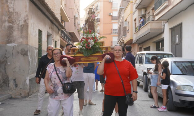Después de 18 años, la Virgen del Carmen desfila por Jumilla