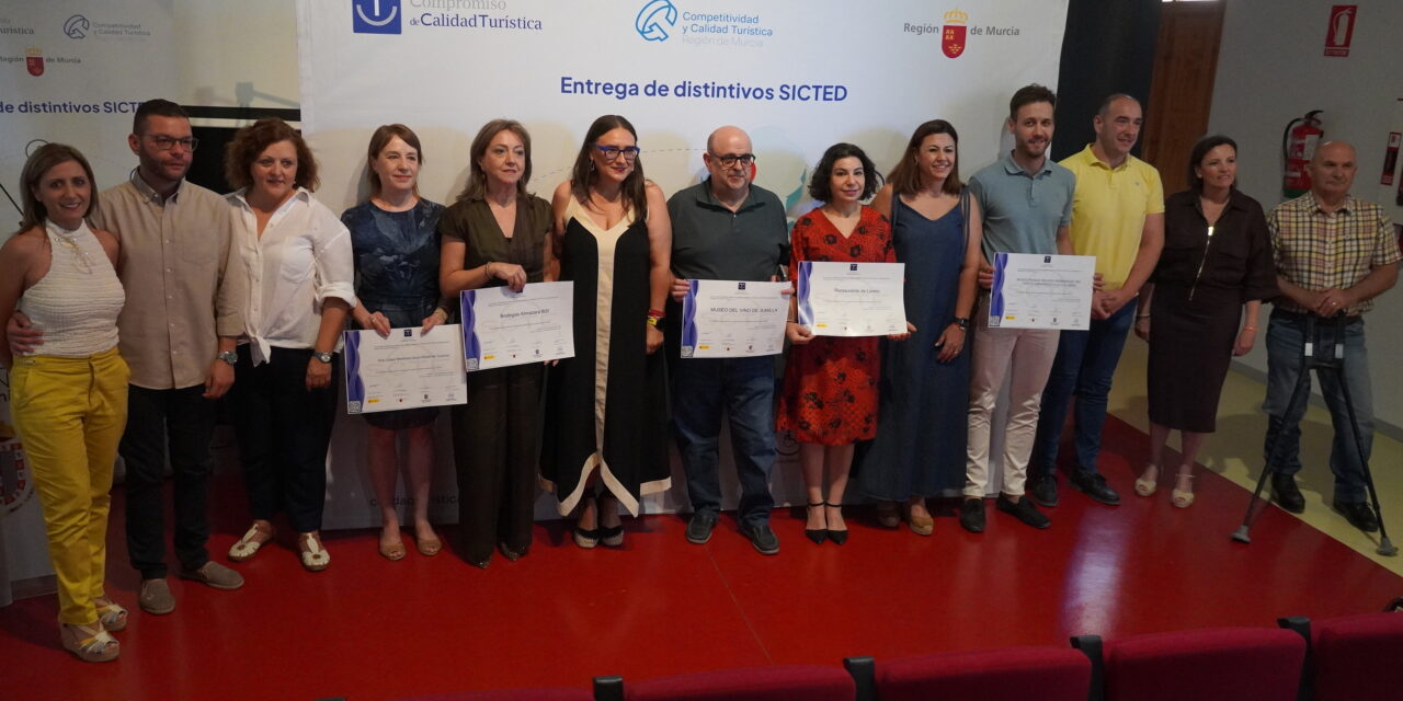Calidad Turística entrega cinco distintos SICTED a empresas y asociaciones por su alta excelencia
