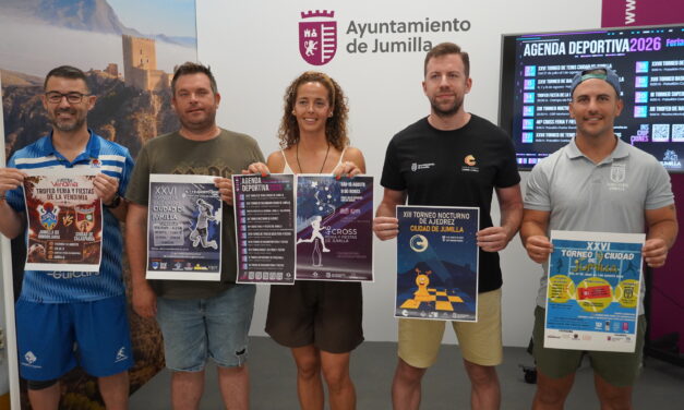 Diez citas conforman el programa de actividades deportivas de la Feria y Fiestas de Jumilla 2026