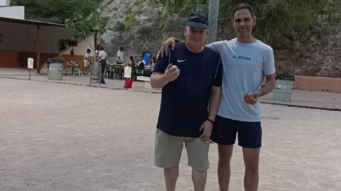 Los jumillanos Sánchez y Verdú unen fuerzas en las 12h de Petanca de Yecla
