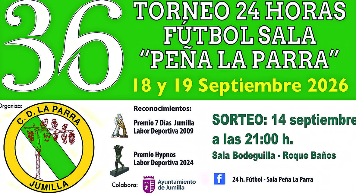 El torneo 24 Horas CD La Parra abre el plazo de inscripciones