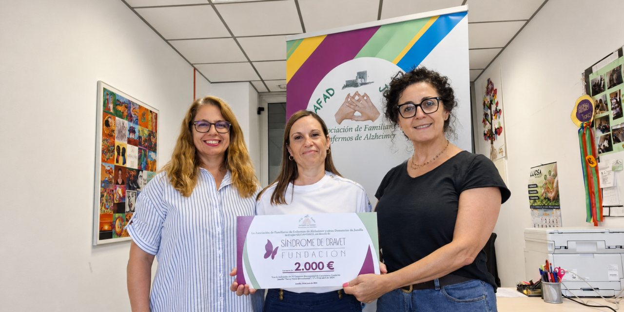 AFAD entrega 2.000 euros a la Fundación Síndrome de Dravet y anuncia un concierto solidario