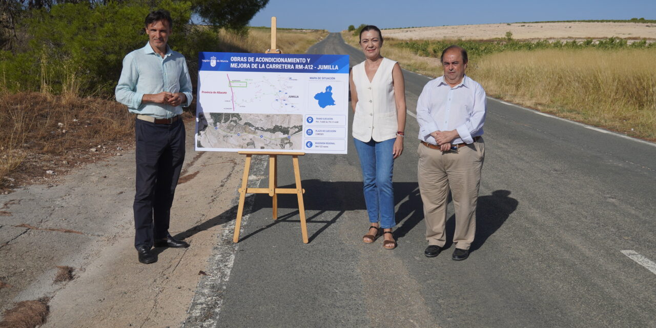 La CARM inicia las obras de mejora de los últimos cuatro kilómetros de la carretera Jumilla – Albatana