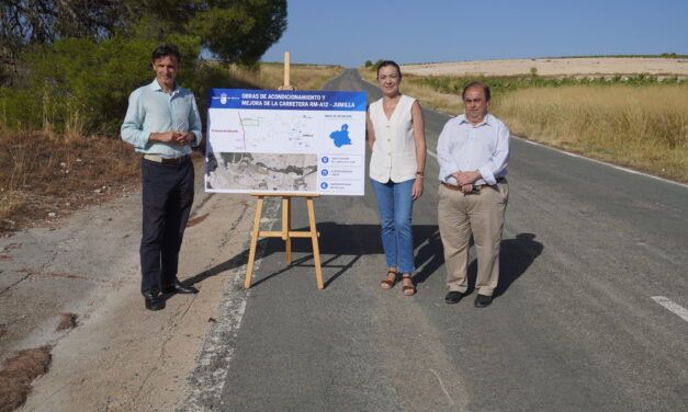 La CARM inicia las obras de mejora de los últimos cuatro kilómetros de la carretera Jumilla – Albatana
