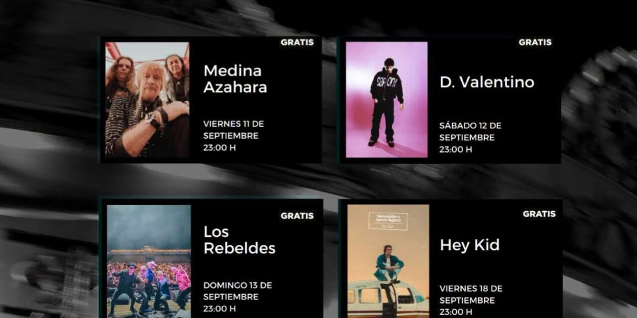 Medina Azahara, Los Rebeldes y Omar Montes, actuaciones destacadas de la Feria de Yecla