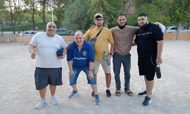 Cinco jumillanos en la primera cita del Club de Petanca Yecla