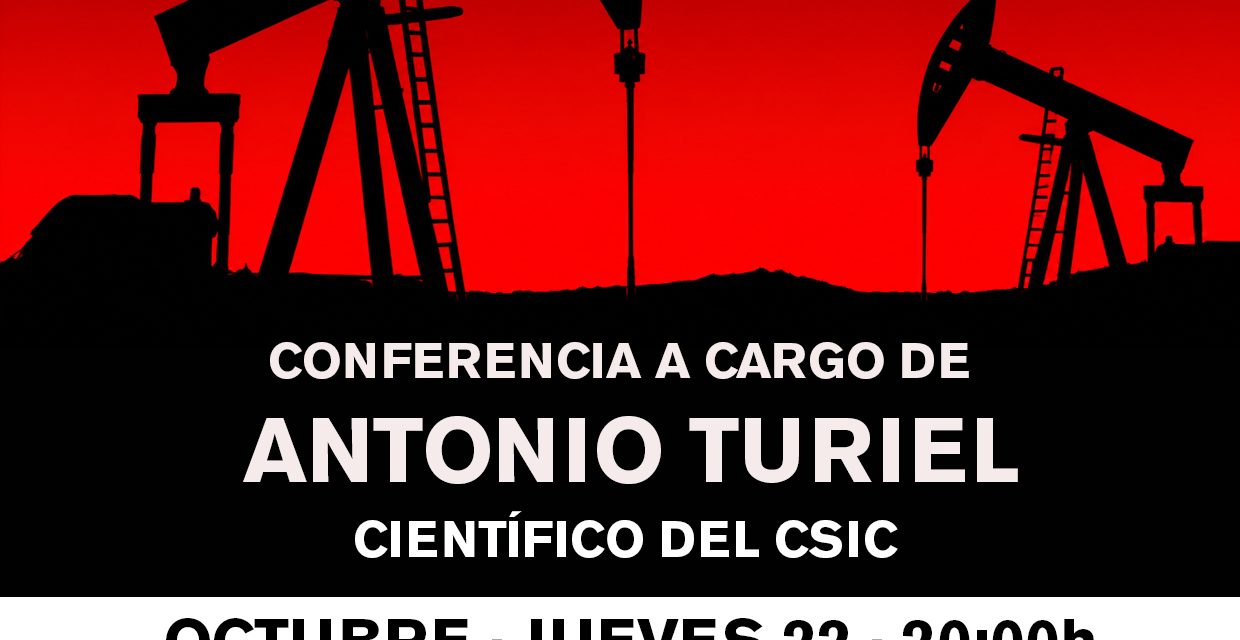 El científico del CSIC Antonio Turiel va a ofrecer una conferencia en Jumilla