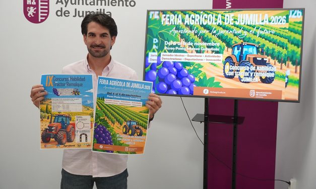 La Feria Agrícola de Jumilla 2026 será del día 6 al 8 de noviembre