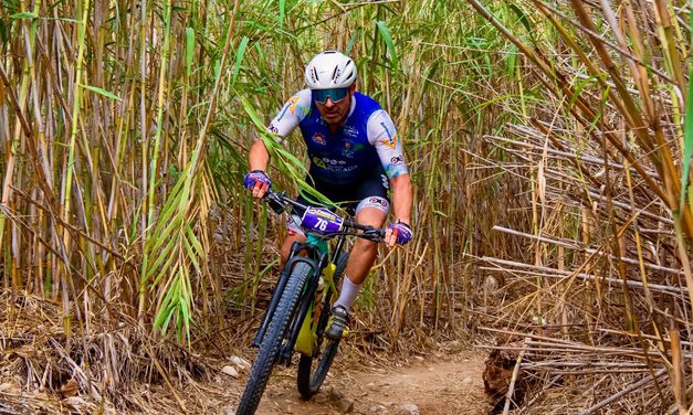 El Jumilla BTT desafía a la dureza y al viento en el Desafío Copa de Albacete