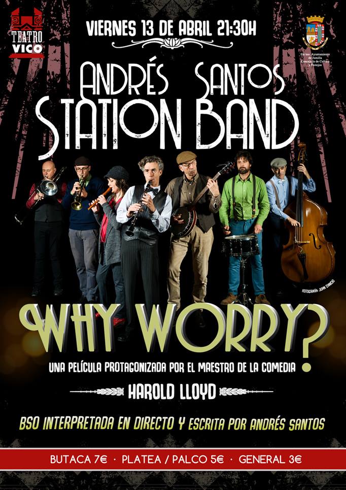 La Andrés Santos Station Band llega este viernes al Teatro Vico con la comedia ‘Why worry’