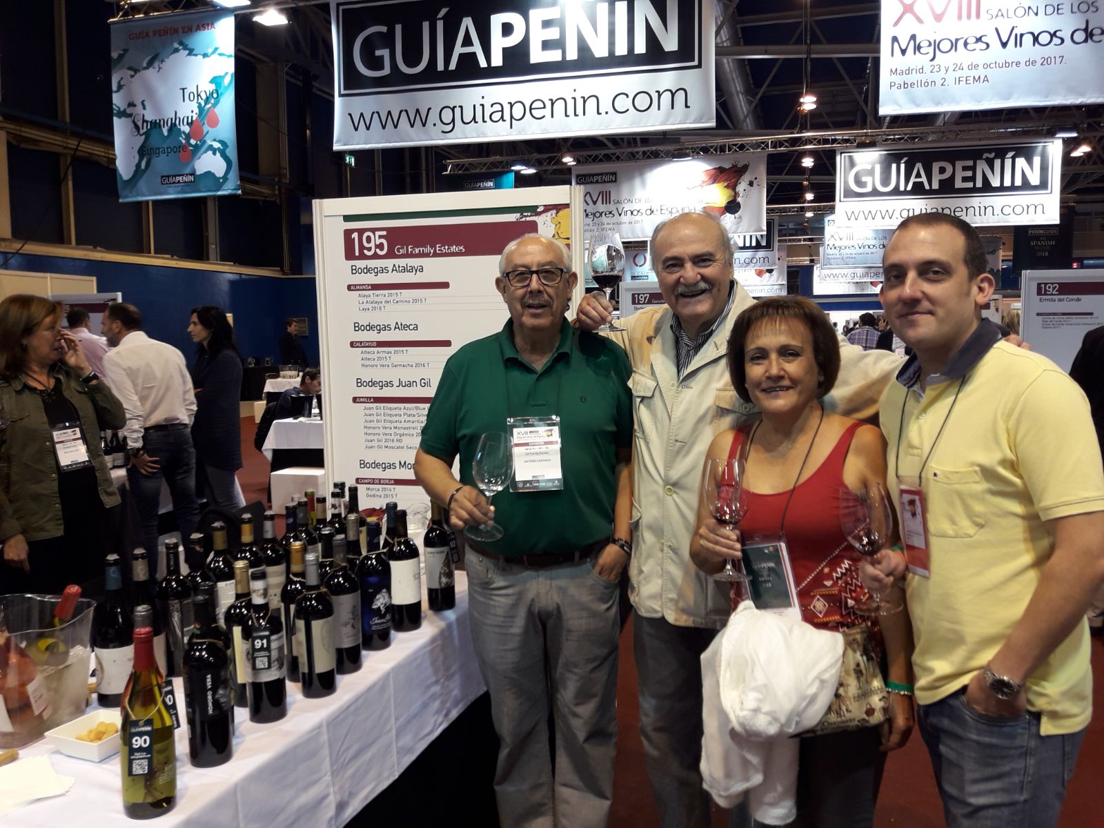 Gil Family States, Bodegas El Nido y Luzón participan en el Salón de los Mejores Vinos