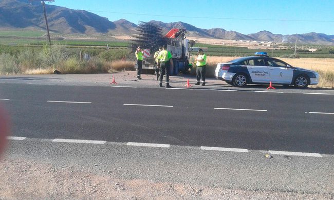 Fallece un hombre de 48 años en un accidente en la carretera Jumilla-Cieza