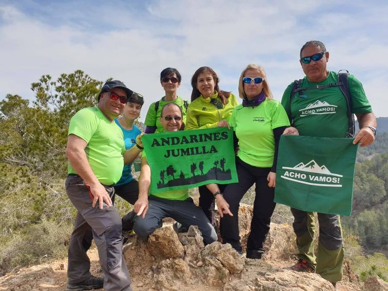 El grupo Andarines de Jumilla tomó parte en una ruta en La Alberca