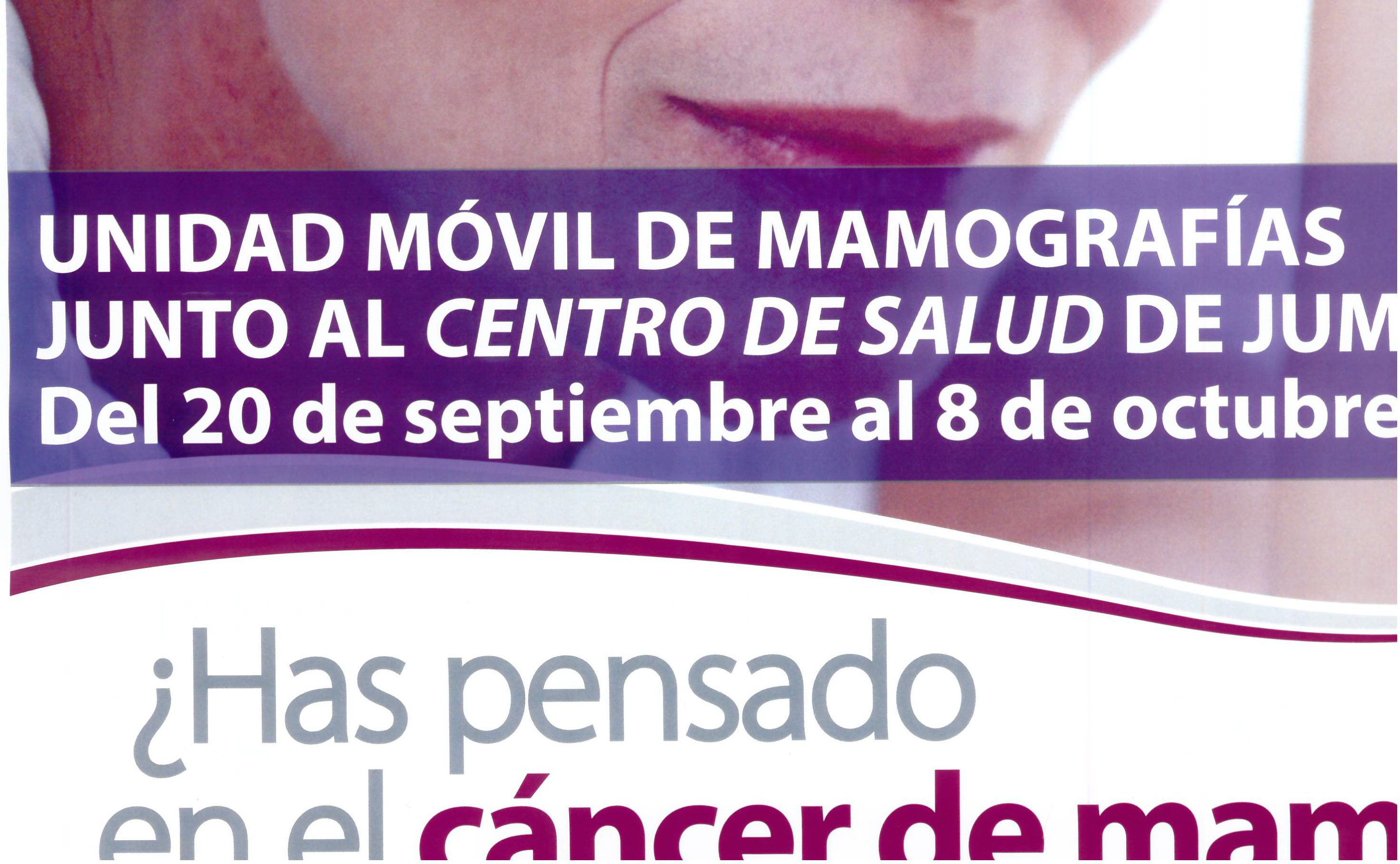Mañana jueves arranca la Campaña de Mamografías en Jumilla