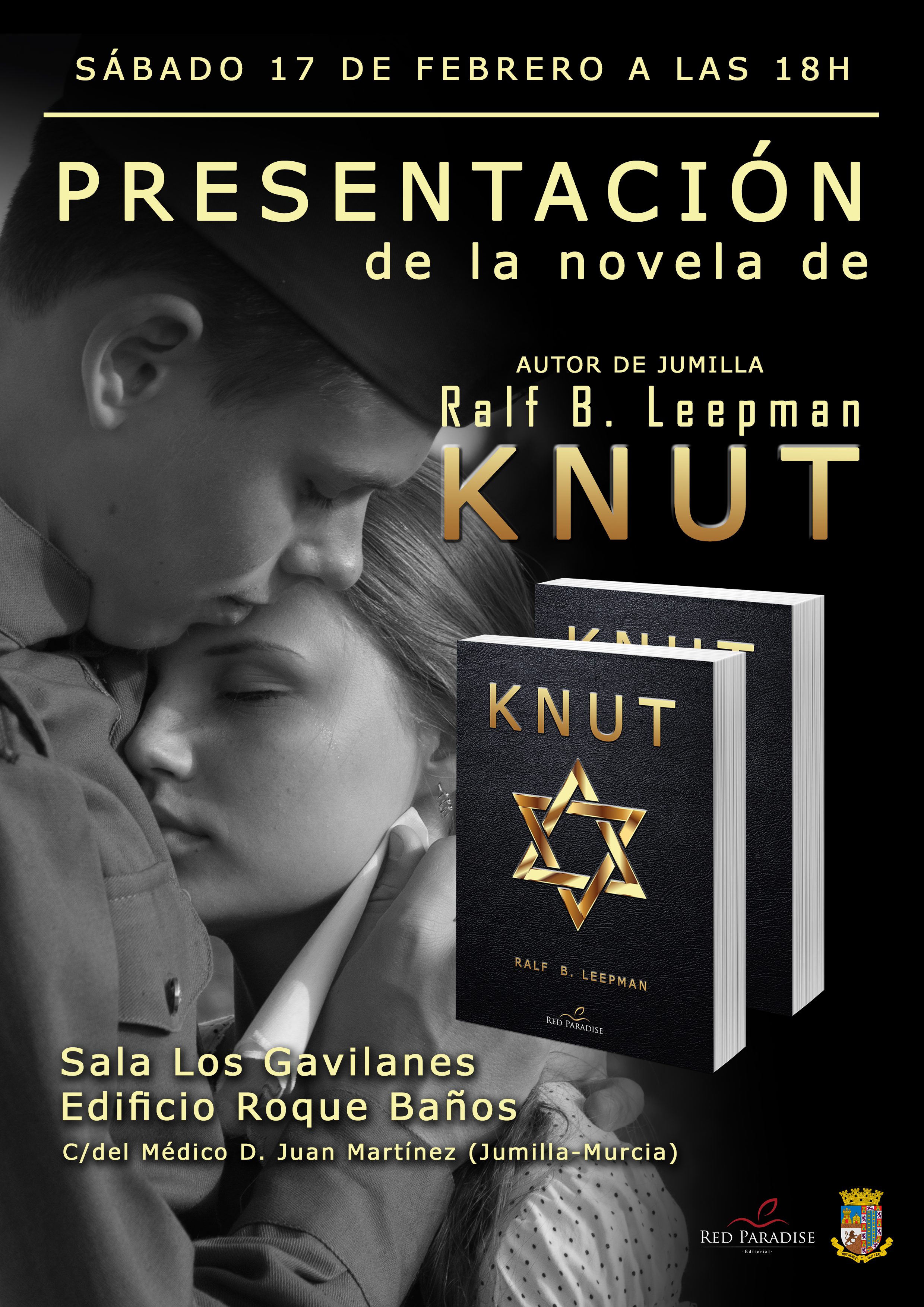 El escritor Ralf B. Leepman presentará este sábado en el Centro Roque Baños su último libro titulado “Knut”