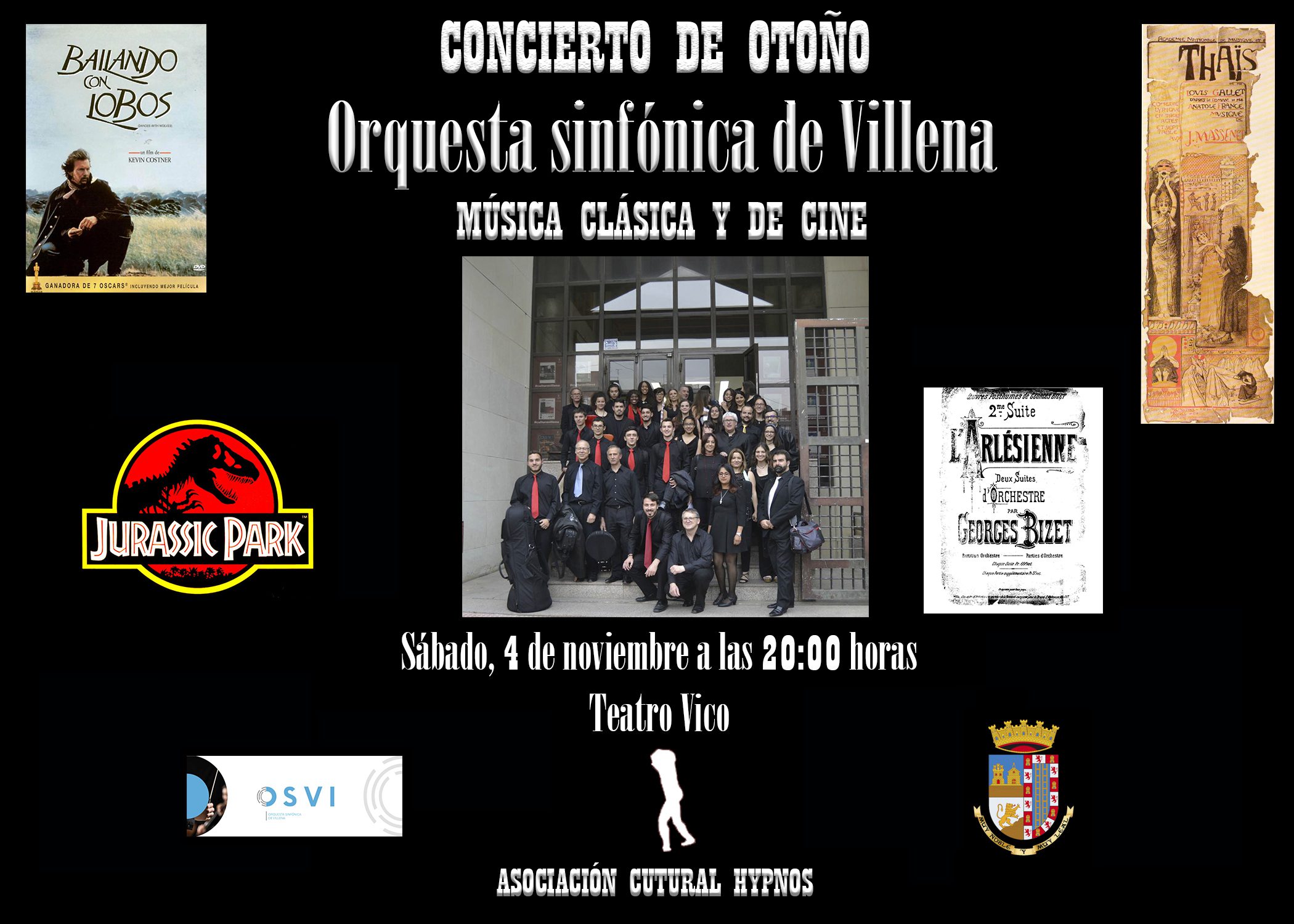 La Orquesta Sinfónica de Villena ofrecerá un concierto en Jumilla