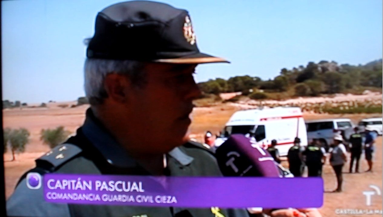 Última hora: Joven desaparecido-Conexión TV Castilla la Mancha / Entrevista a capitán Guardia Civil