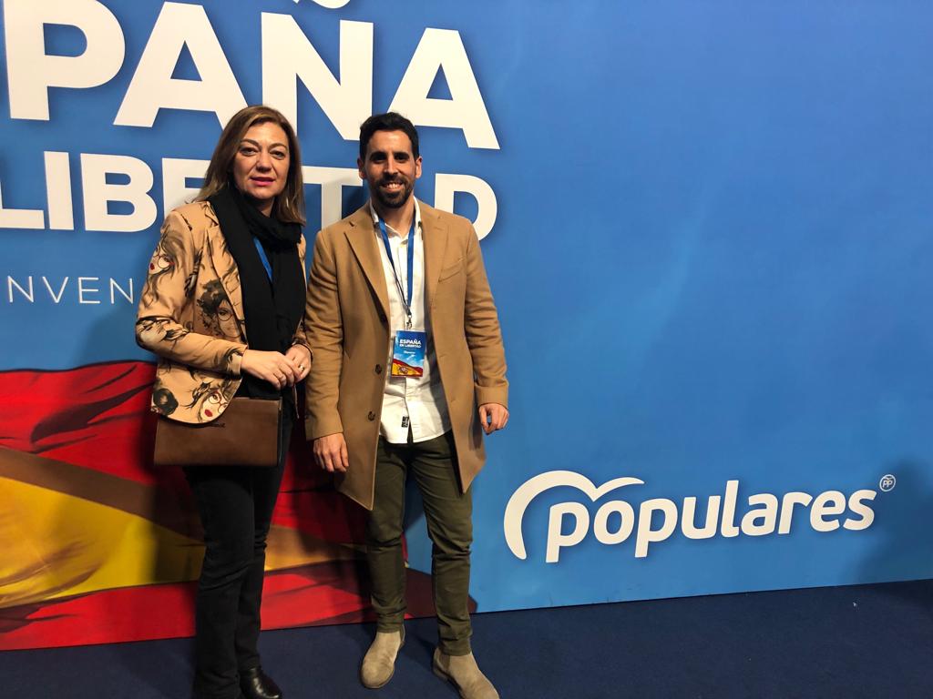 Los populares de Jumilla asisten a la Convención Nacional del PP en Madrid