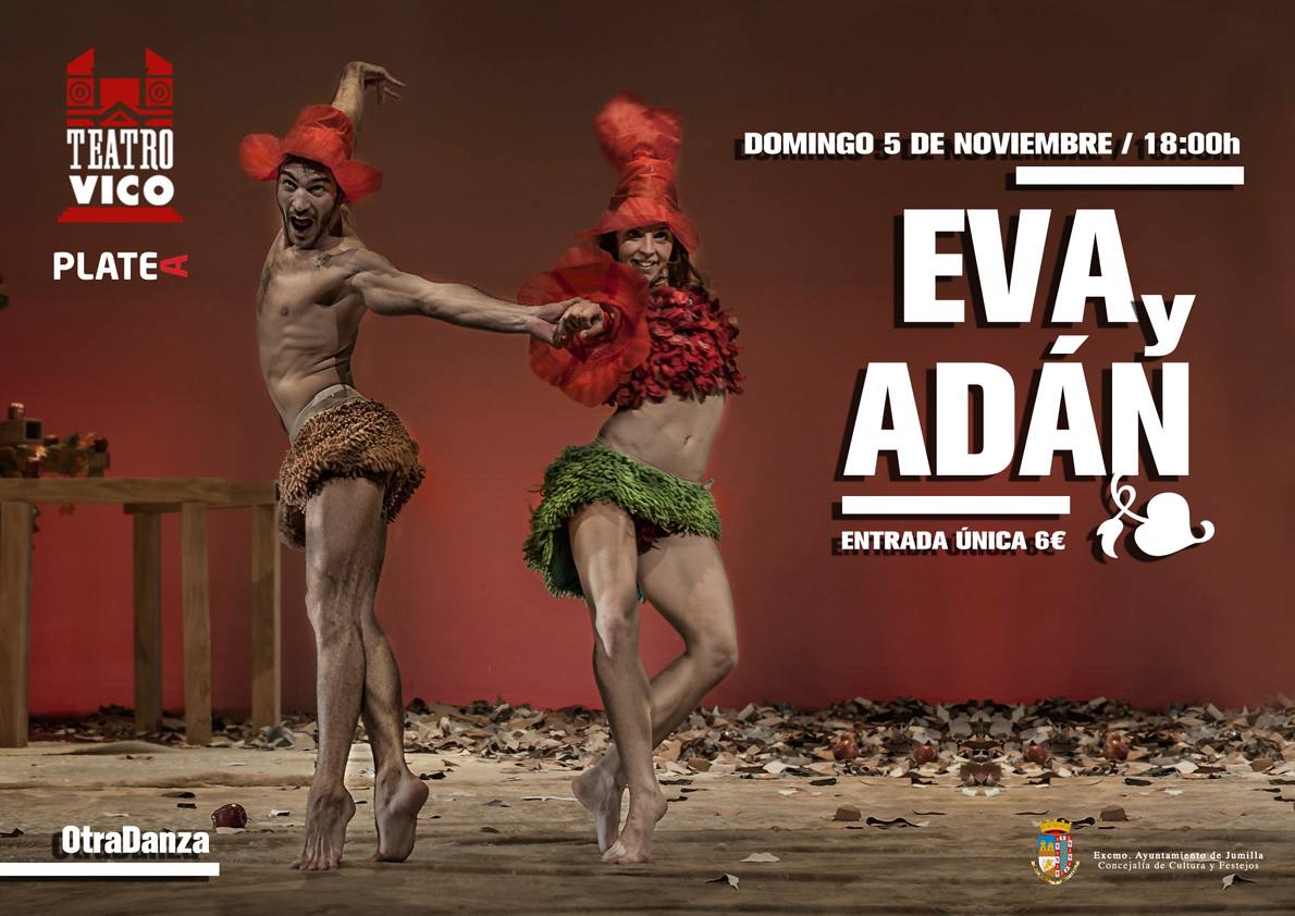 ‘Eva y Adán’ llegan este domingo al Teatro Vico de Jumilla